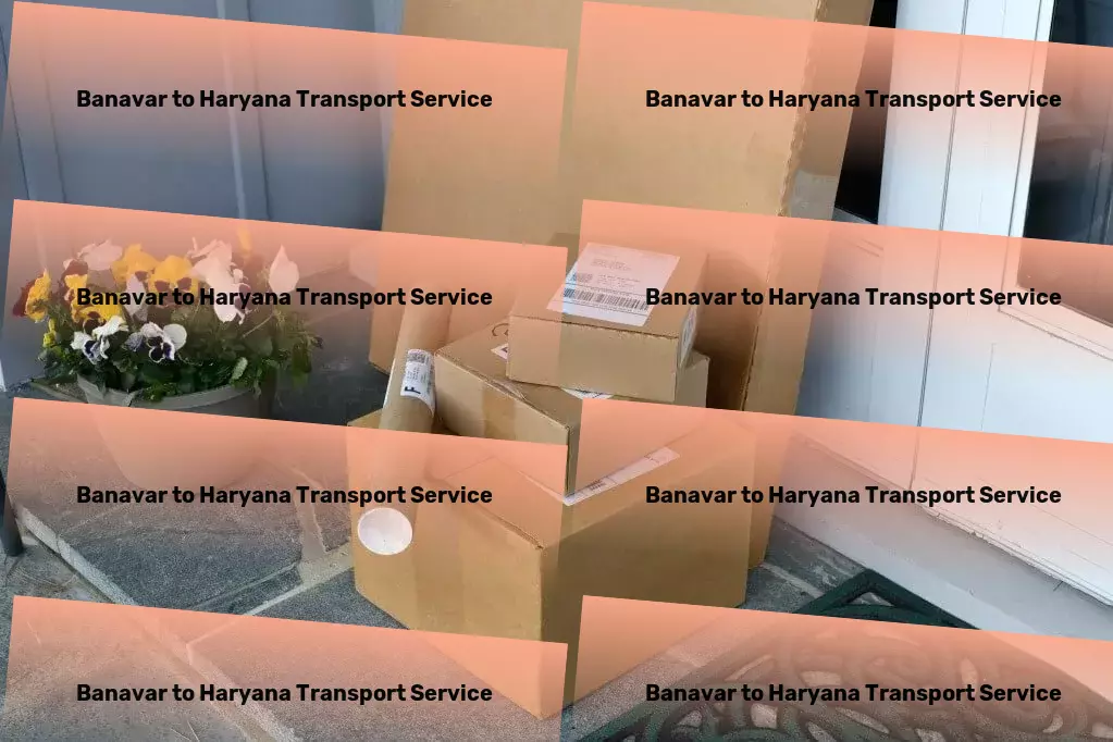 Banavar to Haryana Transport Freight transportation