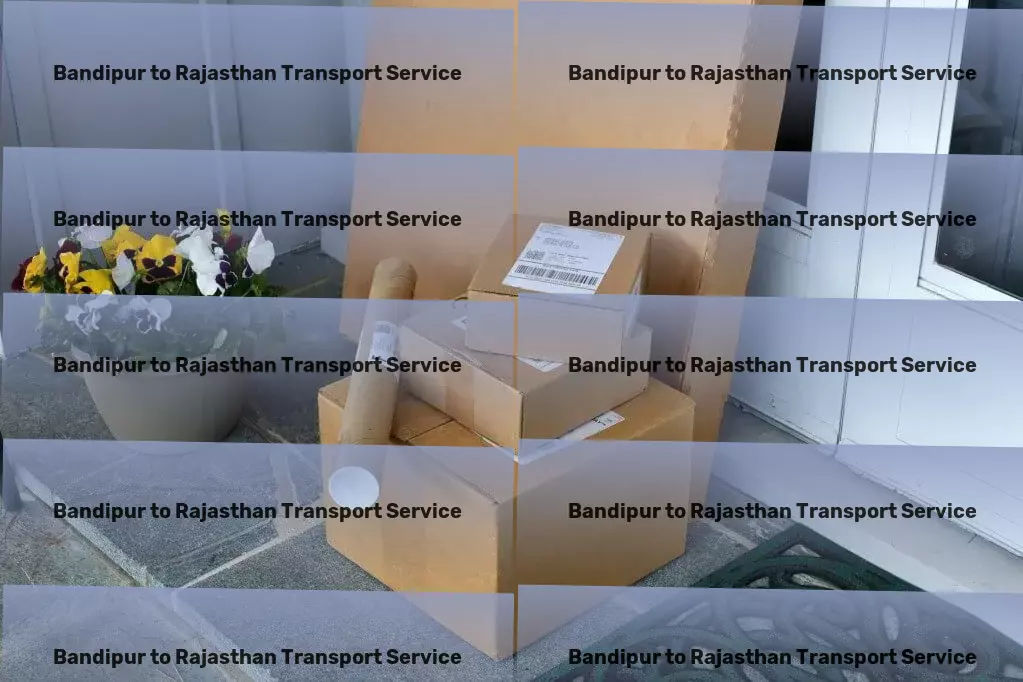 Bandipur to Rajasthan Transport The go-to source for overcoming logistics challenges in India! - Large item logistics