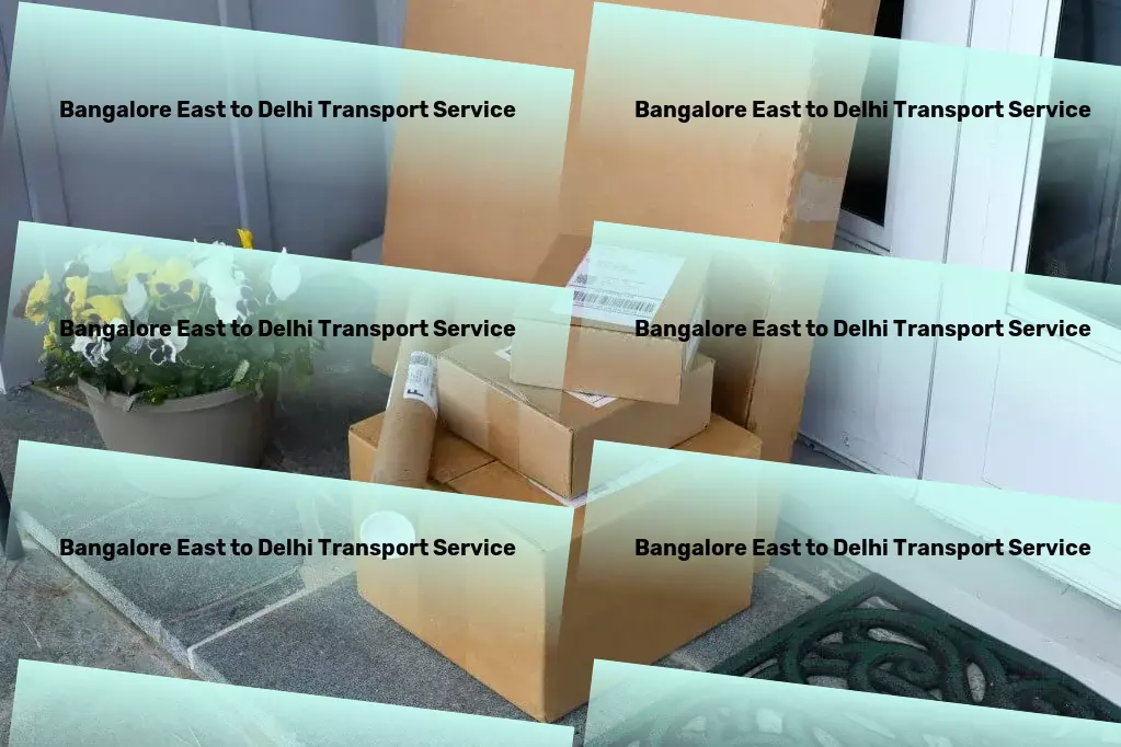 Bangalore East to Delhi Transport Inter-state goods delivery