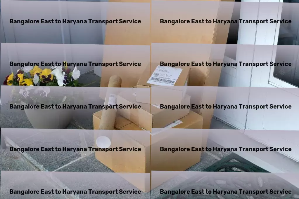 Bangalore East to Haryana Transport Heavy load moving services