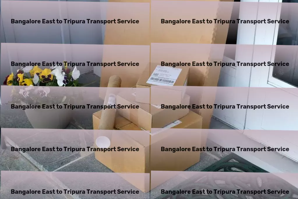 Bangalore East to Tripura Transport Custom goods shipment services