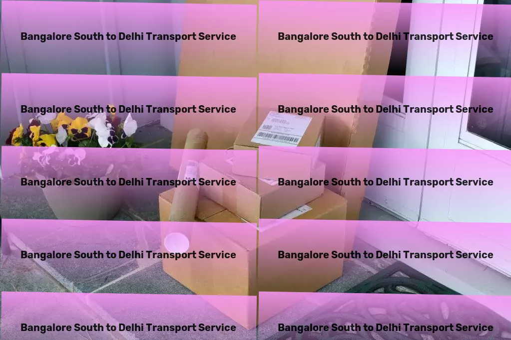 Bangalore South to Delhi Transport Regional parcel services