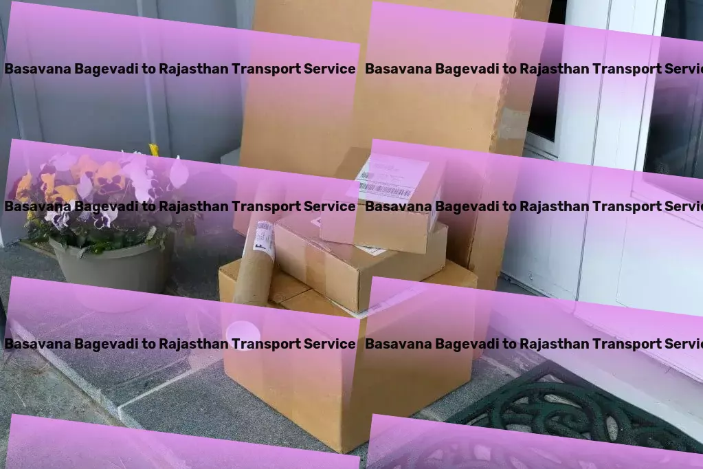 Basavana Bagevadi to Rajasthan Transport Revolutionizing goods transportation in the Indian subcontinent! - Long-distance courier services