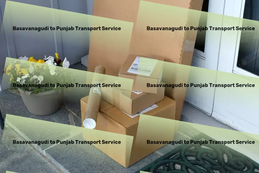 Basavanagudi to Punjab Transport Full-scale goods shipment services