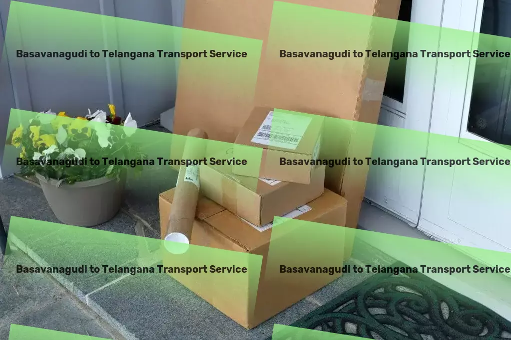 Basavanagudi to Telangana Transport Professional goods forwarding