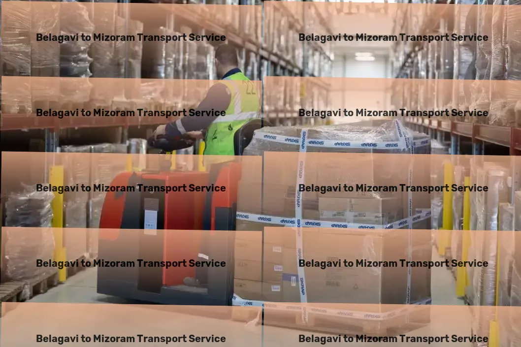 Belagavi to Mizoram Transport Advanced parcel delivery