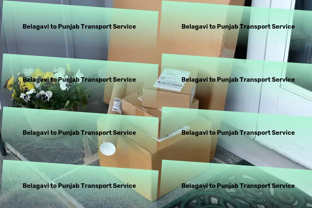 Belagavi to Punjab Transport Commercial cargo forwarding