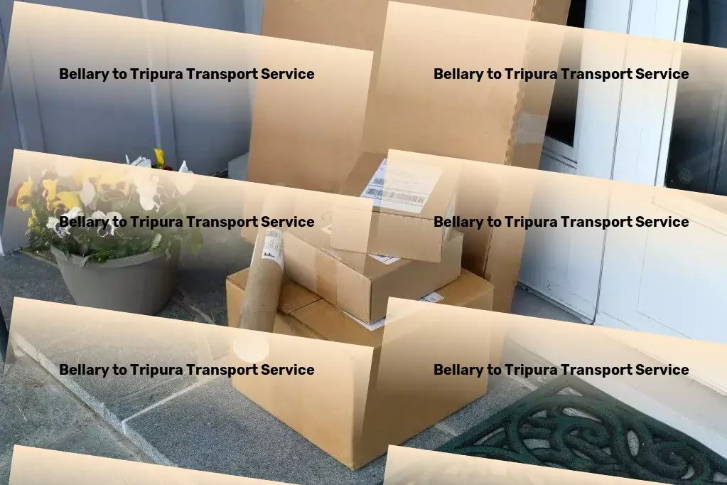 Bellary to Tripura Transport Motorcycle shipping services