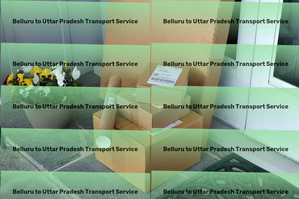 Belluru to Uttar Pradesh Transport High-capacity freight forwarding